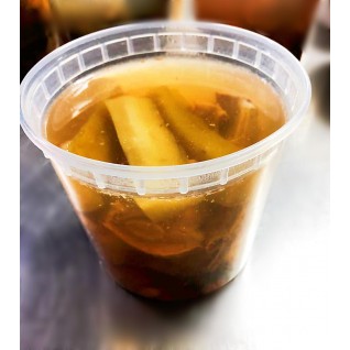 涼瓜黃豆燉唐排 