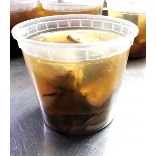 雙椰燉去皮雞